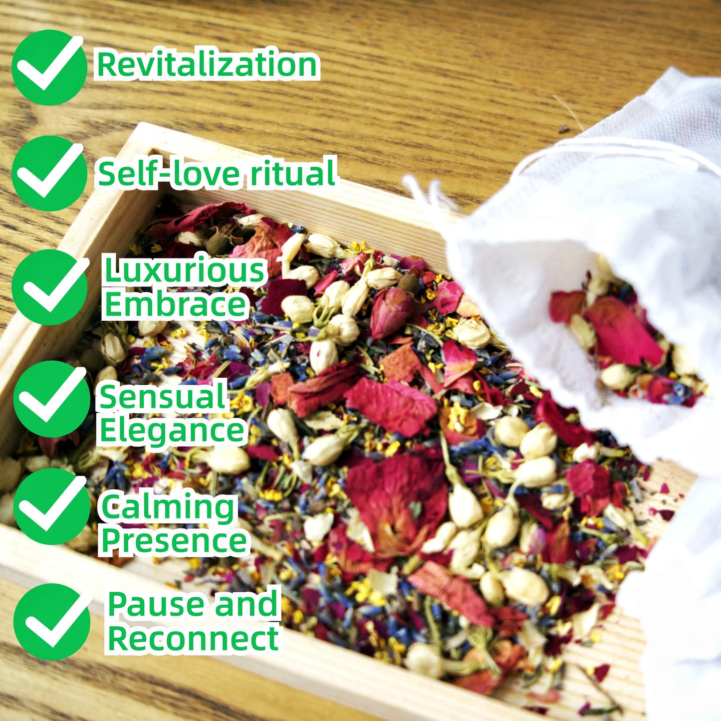 7 Ingredients Botanical Sachet- Dual Use Pouch